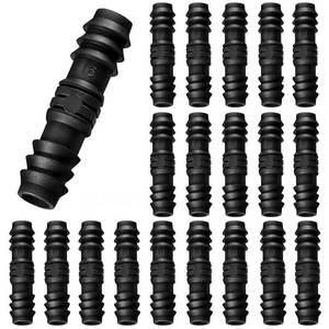 lot 20442 image: RYXZEN 20 PCS Drip Irrigation Fittings Kits Barbed Coupling Connectors Drip Line Coupler Connector, Fits for Most 12 Inch PE Pipe or O.D. 16mm Drip Tubing in Irrigation Sprinkler System