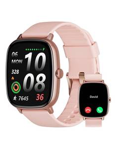 lot 20448 image: HUAKUA Smart Watch for Women with GPS Built-in AnswerMake Call Pink