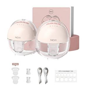 lot 1192 image: NCVI Wearable Hands Free Breast Pump, 4 Modes & 9 Levels with Multitronic Suction, Ultra-Quiet