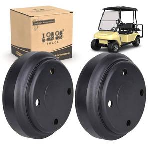 lot 1197 image: 10L0L Golf Cart Rear Brake Drums for Club Car DS 1995-up,Club Car Precedent 2004-up Gas&Electric,OEM# 1017911-01,1018232-01(2 Packs)