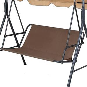 lot 2332 image: Replacement Swing Seat Cover, 600D Oxford Cloth Waterproof 23 Seat Patio Swing Seat Replacement Covers for Outdoor Porch Garden Yard Swings (Coffee45.27����x18.89����x18.89����)