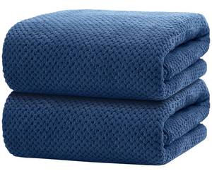 lot 2350 image: HOMEXCEL Bath Towels 2PK, Microfiber Ultra Soft Bathroom Towel, 27x54 in