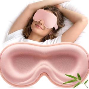 lot 2352 image: YFONG Sleep Mask Women Men for Lash Extension, Breathable Bamboo Viscose