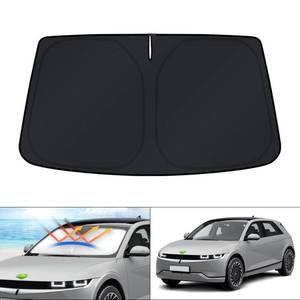 lot 2356 image: KUST Windshield Sun Shade for Hyundai Ioniq 5 Accessories 2022-2025 2026 34.5����x58.5���� Sunshade Window Sun Visor Protector Foldable Blocks UV Rays Keep Car Cooler