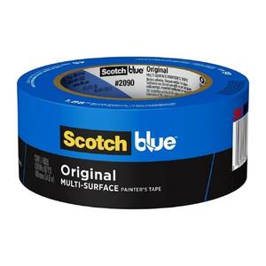 lot 2366 image: ScotchBlue Original Multi-Surface Painters Tape, 2 Inch Wide (1.88 in. x 60 Yds), 1 Roll Blue Paint Tape Protects Surfaces & Removes Easily, Masking Tape for Indoor and Outdoor Use (2090-48NC)