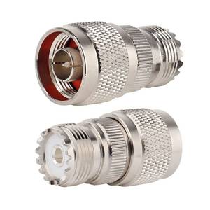 lot 2375 image: XRDS -RF N Male to UHF Female Adapter N Connector to PL-259 SO-239 Coax RF Coaxial Cable Connectors Pack of 2 (NOT for TV)