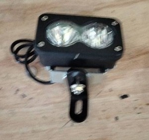 lot 2413 image: Headlight flashlight for bikes etc