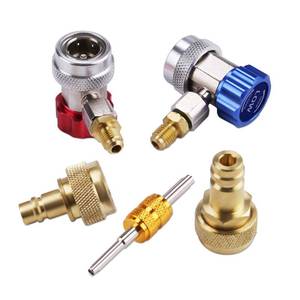 lot 2432 image: Lichamp Car AC R1234YF R134A Adapters, AC R134 R1234 R 134A 1234YF Quick Couplers Connectors Kit