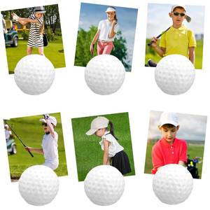 lot 2440 image: Leinuosen 12 Pcs Resin Golf Base Centerpieces Place Card Holder Golf Ball Shaped Table Number Holder Name Place Photo Stand for Office Menu Events Wedding Party