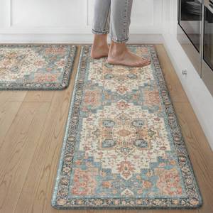 lot 3160 image: GENIMO Anti Fatigue Kitchen Mats for Floor 2PCS, Cushioned Standing Mats