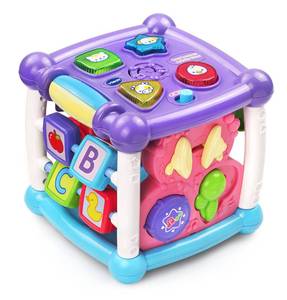 lot 3164 image: VTech Busy Learners Activity Cube, Purple