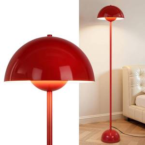lot 3171 image: Coucrek Red Floor Lamp, 66 Industrial Standing Lamp for Living Room