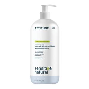lot 4126 image: ATTITUDE Hair Conditioner for Sensitive Dry Scalp, Soothing Oat, Naturally Derived Ingredients, Dermatologically Tested, Vegan Detangler, Extra Gentle, Unscented, 32 Fl Oz