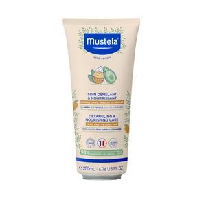 lot 4140 image: Mustela Detangling & Nourishing Conditioner - Natural Shea Butter & Avocado - Curly & Frizzy Hair - Dermatologist-tested & safe for Babies and Kids - 6.76 US Fl. Oz.