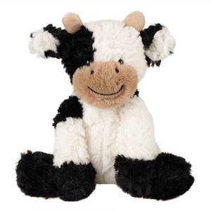 lot 4150 image: Hopearl Adorable Cow Plush Toy Floppy Dairy Cattle Soft Kawaii Cow Stuffed Animal Cute Birthday Holiday Gift for Boys Girls Kids Toddlers, 9