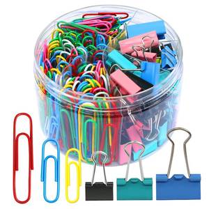 lot 4157 image: Paper Clips Binder Clips, 340 Assorted Size Paper Clip and Binder Clip Set