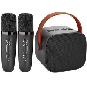 lot 4182 image: IROO Karaoke Machine for Kids, 2026 Top Birthday Gifts for 4, 5, 6, 7, 8, 9, 10, 12Years Old Girls Boys Grandkids, Portable Bluetooth Speaker with 2 Wireless Microphones Party (Black)
