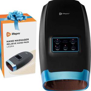 lot 5450 image: LifePro Legra Hand Massager, Black