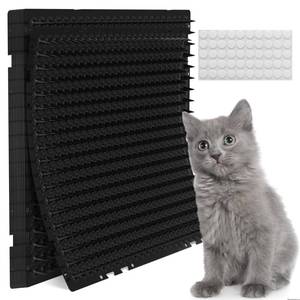 lot 5455 image: Petfolio 12 Pack Black Cat Spike Mat - 16 x 13 Scat Mat for Cats with 1 Spike is A Perfect Pet Deterrent for Indoor & Outdoor Cat Repellent to Deter Feral Cats & Dogs