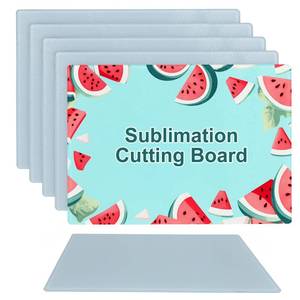 lot 5483 image: 6PCS Sublimation cutting board blanks,Glass cutting board,Sublimation cutting boards,Sublimation glass as gifts to give to friends