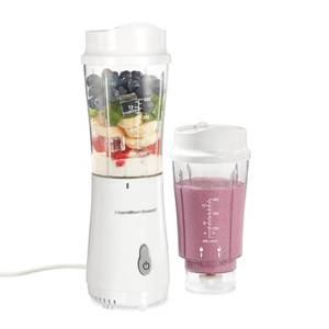 lot 5492 image: Hamilton Beach Portable Blender for Smoothies With 14 oz. Travel Jar