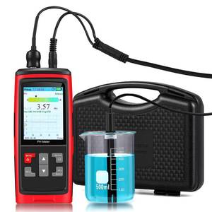 lot 5495 image: Bonvoisin PH Meter for Water Real-time PH, Temperature, Voltage Measurements in Water with Calibration, Digital PH Tester for Hydroponic Systems, Plant Grow, Pool