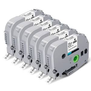 lot 6143 image: TITBIT Label Maker Tape for Brother TZ-231, 6-Pack