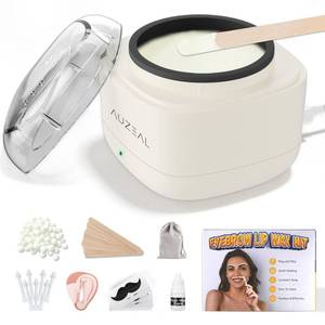 lot 6155 image: AUZEAL Mini Face Waxing Kit for Women, Facial Waxing Kit for Hair Removal