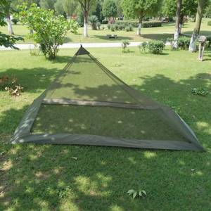 lot 6156 image: Camping Mosquito Net Compact Ultralight No-See-Um Breathable Mesh Bugnet Mosquito Netting Fits Sleeping Bags, Tent (Green)