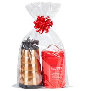 lot 6176 image: Labeol Cellophane Clear Bags,20Packs 12x18 Inch Gift Wrap