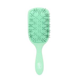 lot 6197 image: Wet Brush Go Green Thick Hair Paddle Detangling Brush, Green - Ultra-Soft IntelliFlex Bristles With AquaVent - Gently Loosens Knots While Minimizing Pain - Curly, Coarse, Long, Wet & Dry Hair