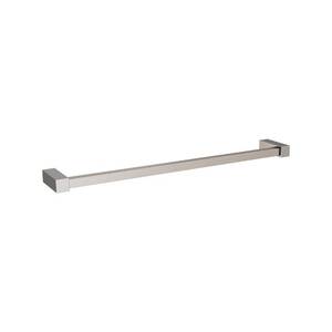 lot 6258 image: Amerock Monument 18 Brushed Nickel Towel Bar