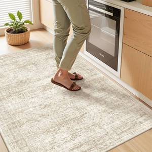 lot 8034 image: Restydon 3x4 Rugs for Entryway,Washable Area Rug,Beige