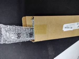 lot 8043 image: Metal Rail or Track Hardware in Cardboard Box