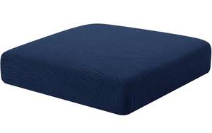 lot 8051 image: Hokway Stretch Couch Cushion Slipcovers Reversible Cushion Protector Slipcovers Sofa Cushion Protector Covers(Darkblue, Small)
