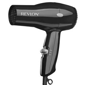lot 8085 image: Revlon Compact Hair Dryer  1875W Lightweight Design, Perfect for Travel, (Black)