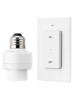 lot 8473 image: DEWENWILS Programmable Remote Control Light Socket, No Wiring, ETL Listed