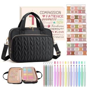 lot 9572 image: BellaHold Bible Cover Case for Women, Large Bible Bag with Study Supplies