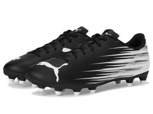 lot 9578 image: Puma Mens ATTACANTO Firm, Artificial Ground Soccer Cleat, Puma Black-Puma White, 11.5