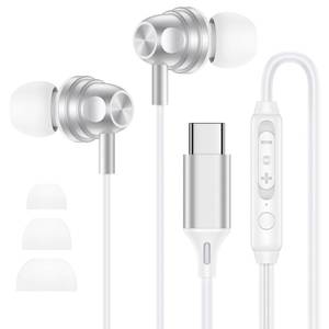 lot 10075 image: Wired Earbuds for iPhone 17e1717 Pro17 Pro Max16e1616 Plus16 Pro Max15 Plus15 Pro15 ProMax Ear Buds USB C Wired Headphones Type C Earphone with Microphone, Volume Control, Noise Canceling