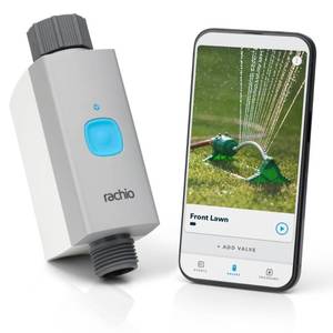 lot 10109 image: Rachio Smart Hose Timer (1 Valve Only) �� App-Controlled Outdoor Faucet Timer, Quick Install & Scheduling, Expandable System - Requires WiFi Hub