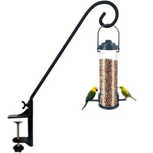 lot 10142 image: NEECONG Heavy Duty Deck Hook,360 ° Rotating Design,Pole 15Long Metal Deck Railing Hooks for Hanging Bird Feeders,Planters,Suet Baskets,Lanterns,Wind Chimes,Clamp Mounted,Only Deck Hook