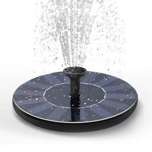 lot 10149 image: Solar Fountain Water Pump for Bird Bath, New Upgraded Mini Solar Powered Fountain Pump 1.5W Free Standing Solar Panel Kit Water Fountain for Garden, Pond, Pool, and Outdoor