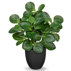 lot 11642 image: Villa Como 14.5 Artificial Plants Indoor Home Decor Faux Peperomia Plant