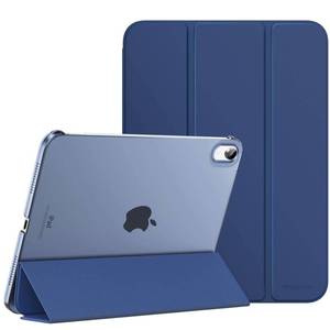 lot 12011 image: MoKo Case for iPad 10th Generation 10.9 inch 2022, Slim Stand Protective Cover with Hard PC Translucent Back Shell Cover for iPad 10th Gen 2022, Support Touch ID, Auto WakeSleep, Navy Blue