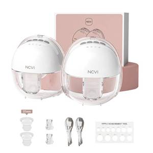 lot 12013 image: NCVI Wearable Hands Free Breast Pump, 4 Modes & 9 Levels with Multitronic Suction, Ultra-Quiet