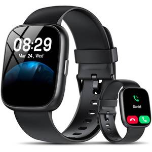 lot 12054 image: Smart Watch with Alexa Built-in, 1.83 HD Touchscreen Fitness Tracker with Bluetooth Calling, Fitness Watch with Heart RateSleep Monitor, 120 Sports Modes, IP68 Waterproof Smartwatch for Android iOS