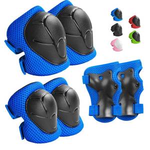 lot 12059 image: Kids Protective Gear Set Wemfg Knee Pads for Kids 3-8 Years Toddler Knee and Elbow Pads with Wrist Guards 3 in 1 for Skating Cycling Bike Rollerblading Scooter(Blue)