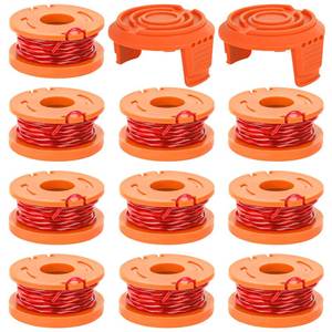 lot 12083 image: 12 Pack Trimmer Spool Line for Worx , WA0010 Replacement Weed Wacker String