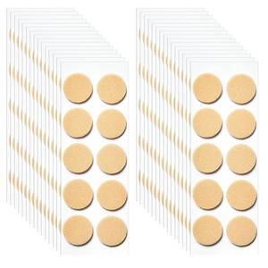 lot 12426 image: Hicarer 300 Pieces Earring Support Patches Earring Lifters and Backs for Support Pads Waterproof Lifting Patches Ear Lobe Backs(Nude Color,Circle Shape)